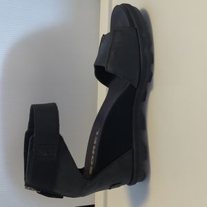 Sorel Sandals, size 10, black